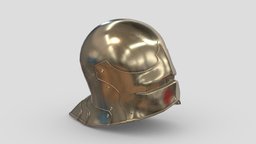 Medieval Helmet 10 Low Poly PBR armor, suit, greek, armour, ancient, warrior, fighter, soldier, viking, medieval, unreal, ready, vr, ar, protection, headgear, middle, metal, roman, battle, mask, age, headdress, costume, headwear, unity, asset, game, helmet, low, poly, military, war, knight, steel, accient, enegine