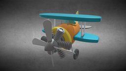 Toy Plane toy, cartoon, plane, plastictoy