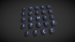 Lowpoly Ancient runes ancient, prop, medieval, secret, mystery, myth, crystal, mystical, rune, runestone, mythology, alphabet, runes, gems, magical, runic, letters, mythical, artefact, pagan, divination, divine, blender, lowpoly, low, poly, stone, magic, history