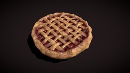 Medieval_Cherry_Pie food, fruit, cherry, medieval, pie, bakery, pastry, pies, cherries, shop, baked-goods, medieval-decor