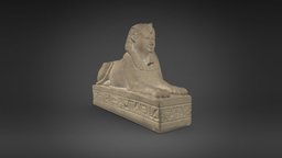 Petit Sphinx royal egypt, sphynx, museum, moulage, rmn
