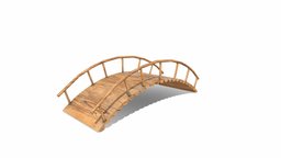 Wooden bridge freedownload, substancepainter, substance, wood, bridge