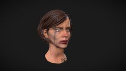 Dishonored fanart face, hair, tattoo, head, howest, charactercreation, howestdae