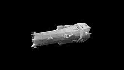 Raider Frigate starship, frigate, science-fiction, turrets, science-fantasy, weapon, sci-fi, spaceship
