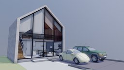 A Tiny House modern, small, furniture, tiny, minimalist, architecture, house, home, car