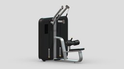 Technogym Kinesis Step High Pull body, room, sports, fitness, gym, row, equipment, vr, ar, exercise, treadmill, training, machine, stretch, rower, weight, workout, pure, weightlifting, strength, technogym, pull-down, 3d, building, sport, dumbells, skillrow