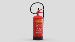 Wet Chemical Fire Extinguisher system, fighter, tools, extinguisher, dome, equipment, wet, sign, chemical, reel, foam, emergency, carbon, sprinkler, abc, fire, water, spray, box, hose, exit, 3d, interior, industrial, dioxid