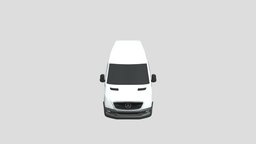 Mercedes Sprinter Passenger freedownload, freemodel, blender, car