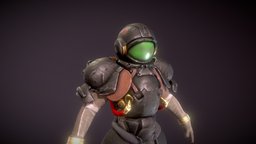 Space Marine marine, suit, soldier, unreal, lowres, ready, character, game, space, unrealenginereadi