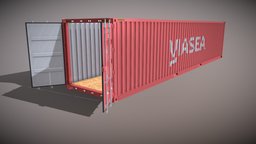 40ft Shipping Container Viasea foot, shipping, cargo, forty, container