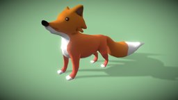 Low poly animated Cartoon Fox assets, development, asset-pack, unity, game
