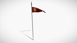 Medieval Flag wind animated wind, cloth, spear, flag, prop, medieval, unreal, spike, flagship, unrealengine, stamp, gamereadyasset, weapon, unity, unity3d, asset, military, animation, animated, fantasy, dragon, gameready
