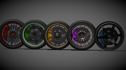 ( FREE ) 5 Wheels Sport for tuning car wheel, rim, tire, wheels, roue, rims, tuning, freedownload, jante, sdc, car, free, sport, super, race