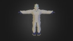 Yeti games, yeti, withe, lowpoly, low, poly