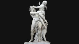The Rape of Proserpina rome, roma, statue, lorenzo, bernini, borghese, galleria, rape, gian, proserpina, photogrammetry, sculpture