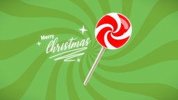 Candy challenge, christmas, candy, merry, day10, blender, free, stylized, download, warkarma, 3december2020-candy