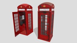 Red Phone Box red, vintage, retro, classic, booth, phone, box, traditional, bt, call, telephone, phonebooth, phonebox, redbox