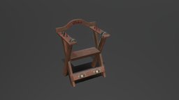Witchs chair dungeon, prop, medieval, torture