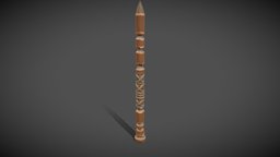 Wooden_Stake wooden, medival, stake, medivel, weapon, maya, lowpoly