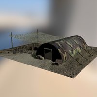 3D Military Scene scene, etic, tend, maya, military