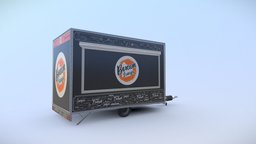 Randare spațiu comercial Food Truck magazin, foodtruck, proiect, randare, modelare, patrudoizero, design, modelare_3d
