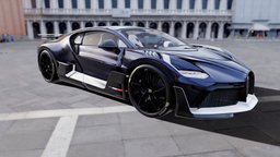 3d model Bugatti Divo 