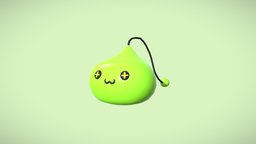 Slime | MapleStory green, slime, maplestory, bounce, game, creature, animation
