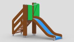 Lappset Slide 02 tower, frame, bench, set, children, child, gym, out, indoor, slide, equipment, collection, play, site, vr, park, ar, exercise, mushrooms, outdoor, climber, playground, training, rubber, activity, carousel, beam, balance, game, 3d, sport, door