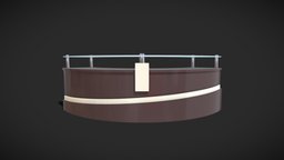 Office Reception Table bar, cinema, office, modern, hotel, restaurant, desk, 4d, business, furniture, table, counter, hospital, lobby, reception, interior-design, officefurniture, wooden-table, low-poly, 3d, lowpoly, model, design, cinema4d, wood, decoration, 3dmodel, interior, reception-desk