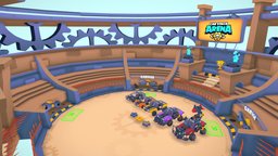 CAR STACK ARENA ASSETS 🔥🚗 scene, armor, vehicule, ancient, staffpick, assets, cars, garage, staff, dirt, stars, brawl, map, arena, musclecar, colorful, environmentart, arene, stylized-environment, weapon, unity, architecture, cartoon, asset, game, 3d, weapons, blender, art, model, car, free, stylized, sketchfab, gear, gameready, environment, carweapon