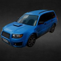 Subaru Forester subaru, vechicle, forester, 3dsmax, pbr, lowpoly, car, 3ds, animation