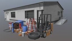 Warehouse Assets storage, assets, warehouse, pack, collection, props, low-poly, game, lowpoly, industrial