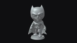 🦇 CHIBI BATMAN STL 🦇 stl, batman, superhero, dc, miniatures, printable, resin, 3dprint, plastic