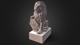 Lion lion, statue, saint-petersburg