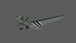 C-47 battleship, c-47, c47, plane, war