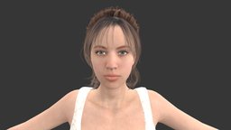Tina woman, female-character, realisticmodel, -woman, 3dmodel, rigged