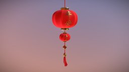 Chinese Lantern lantern, chinese, game, pbr, gameasset, gameready