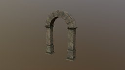 Ancient Ruins Optimized ancient, ruins, prop, arch, optimized, asset, game, lowpoly, low, poly