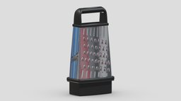 Box Grater storage, good, piece, grating, tool, box, kitchen, stainless, cooking, vegetables, grater, grips, slicing, container, steel