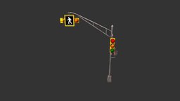 Traffic lights 3d_model, traffic-lights, 3d-game-asset