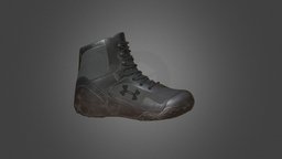 Tactical Boots (underarmour) shoes, boots, props, shoes-model, 3dmodel