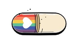 Daily Dose of Rainbow rainbow, pill, sketchfabweeklychallenge, cartoon, 3d, blender, lowpoly, blender3d