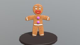 Christmas Gingerbread Man food, winter, challenge, other, cookies, xmas, cream, christmas, baked, candy, sweet, gingerbread, shrek, miscellaneous, biscuit, celebration, candycane, gingerbreadman, character, decoration, fantasy