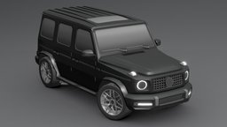 Mercedes- Benz G- Class Low-poly 3D vehicles, bmw, ford, audi, class, pack, g, toyota, benz, mercedes, g63, carlowpoly, low-poly, 3d, vehicle, mobile, car