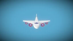 Cartoon Plane airplane, cartoony, blender, plane, stylized