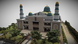 Al Ittihad Mosque al, indonesia, mosque, masjid, cibubur, agisoft, photogrammetry, ittihad