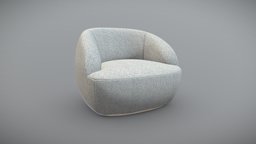 Little Big Relaxing Minimalism Armchair modern, sofa, cute, leather, armchair, chairs, seat, fat, chubby, upholstery, contemporary, cartoon, stylized