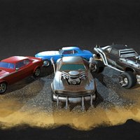 Battle Car Pack vehicles, cars, drive, rally, motorsport, pacl, 4wheel, low, poly, racing, car, race