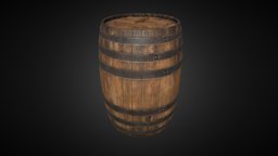 Barrel wooden, barrel, wood