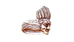 Head Ring with Headdress ring